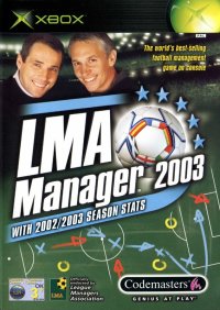 LMA Manager 2003 PAL Xbox  box art